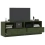 Muebles para TV 2 unidades acero verde oliva 67x39x44 cm by vidaXL, TV Furniture - Ref: Foro24-841748, Price: 129,86 €, Disco...