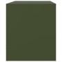 Muebles para TV 2 unidades acero verde oliva 67x39x44 cm de vidaXL, Muebles TV - Ref: Foro24-841748, Precio: 131,08 €, Descue...