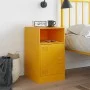 Mesita de noche acero amarillo mostaza 34,5x39x62 cm de vidaXL, Mesitas de noche - Ref: Foro24-841769, Precio: 60,51 €, Descu...