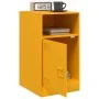 Mesita de noche acero amarillo mostaza 34,5x39x62 cm de vidaXL, Mesitas de noche - Ref: Foro24-841769, Precio: 60,51 €, Descu...
