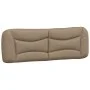 Bed with cappuccino synthetic leather mattress 160x200 cm by vidaXL, Beds and slatted bases - Ref: Foro24-3208735, Price: 421...