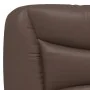 Bed with brown synthetic leather mattress 180x200 cm by vidaXL, Beds and slatted bases - Ref: Foro24-3208740, Price: 467,44 €...