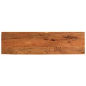 Tablero de mesa rectangular madera maciza acacia 120x20x2,5 cm