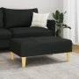 Reposapiés de tela negro 77x55x31 cm by vidaXL, Ottomans - Ref: Foro24-4007364, Price: 72,01 €, Discount: %