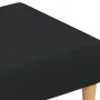 Reposapiés de tela negro 77x55x31 cm by vidaXL, Ottomans - Ref: Foro24-4007364, Price: 72,01 €, Discount: %
