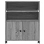 Druckerwagen mit Rädern in Grau Sonoma 60x48x74 cm von vidaXL, Drucker unterstützt - Ref: Foro24-840637, Preis: 94,36 €, Raba...