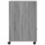 Druckerwagen mit Rädern in Grau Sonoma 60x48x74 cm von vidaXL, Drucker unterstützt - Ref: Foro24-840637, Preis: 92,86 €, Raba...