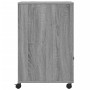 Druckerwagen mit Rädern in Grau Sonoma 60x48x74 cm von vidaXL, Drucker unterstützt - Ref: Foro24-840637, Preis: 94,36 €, Raba...