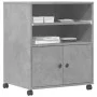 Druckerständer mit Betonrädern in Grau, 60x48x74 cm. von vidaXL, Drucker unterstützt - Ref: Foro24-840635, Preis: 77,94 €, Ra...