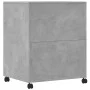 Druckerständer mit Betonrädern in Grau, 60x48x74 cm. von vidaXL, Drucker unterstützt - Ref: Foro24-840635, Preis: 77,94 €, Ra...
