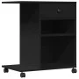 Soporte para impresora con ruedas negro 60x40x68,5 cm by vidaXL, Printer supports - Ref: Foro24-840640, Price: 60,35 €, Disco...