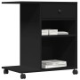 Druckerwagen mit Rädern Schwarz 60x40x68,5 cm von vidaXL, Drucker unterstützt - Ref: Foro24-840640, Preis: 61,52 €, Rabatt: %