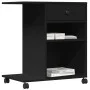 Soporte para impresora con ruedas negro 60x40x68,5 cm by vidaXL, Printer supports - Ref: Foro24-840640, Price: 60,35 €, Disco...