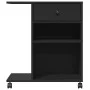 Soporte para impresora con ruedas negro 60x40x68,5 cm by vidaXL, Printer supports - Ref: Foro24-840640, Price: 60,35 €, Disco...