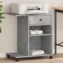 Druckerständer mit Betonrädern in Grau, 60x40x68,5 cm. von vidaXL, Drucker unterstützt - Ref: Foro24-840642, Preis: 59,62 €, ...