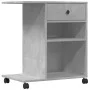 Druckerständer mit Betonrädern in Grau, 60x40x68,5 cm. von vidaXL, Drucker unterstützt - Ref: Foro24-840642, Preis: 59,62 €, ...