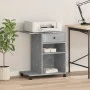 Druckerständer mit Betonrädern in Grau, 60x40x68,5 cm. von vidaXL, Drucker unterstützt - Ref: Foro24-840642, Preis: 59,62 €, ...