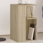 Beistelltisch aus Sonoma-Eichenfurnierholz 35x35x60 cm von vidaXL, Couchtisch - Ref: Foro24-840739, Preis: 49,44 €, Rabatt: %