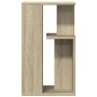 Mesa auxiliar madera de ingeniería roble Sonoma 35x35x60 cm de vidaXL, Mesas de centro - Ref: Foro24-840739, Precio: 51,45 €