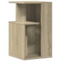 Beistelltisch aus Sonoma-Eichenfurnierholz 35x35x60 cm von vidaXL, Couchtisch - Ref: Foro24-840739, Preis: 49,44 €, Rabatt: %