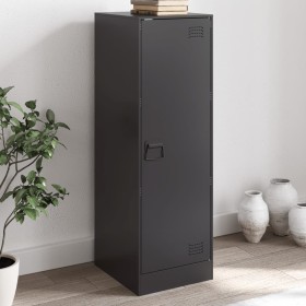 Schwarzer Stahlschrank 34,5x39x107 cm von vidaXL, Sideboards - Ref: Foro24-841703, Preis: 88,58 €, Rabatt: %