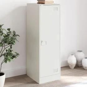 Aparador de acero blanco 34,5x39x107 cm by vidaXL, Sideboards - Ref: Foro24-841708, Price: 83,20 €, Discount: %