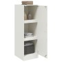 Weißer Stahlschrank 34,5x39x107 cm von vidaXL, Sideboards - Ref: Foro24-841708, Preis: 84,02 €, Rabatt: %