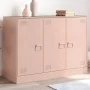 Aparador de acero rosa 99x39x73 cm by vidaXL, Sideboards - Ref: Foro24-841722, Price: 163,40 €, Discount: %