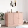Aparador de acero rosa 99x39x73 cm by vidaXL, Sideboards - Ref: Foro24-841722, Price: 163,40 €, Discount: %