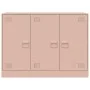 Aparador de acero rosa 99x39x73 cm by vidaXL, Sideboards - Ref: Foro24-841722, Price: 163,40 €, Discount: %