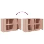 Rosa Stahlschrank 99x39x73 cm von vidaXL, Sideboards - Ref: Foro24-841722, Preis: 163,40 €, Rabatt: %