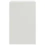 Nachttische, 2 Stück, weißer Stahl, 34,5x39x62 cm. von vidaXL, Nachttische - Ref: Foro24-841774, Preis: 94,96 €, Rabatt: %