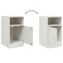 Nachttische, 2 Stück, weißer Stahl, 34,5x39x62 cm. von vidaXL, Nachttische - Ref: Foro24-841774, Preis: 95,92 €, Rabatt: %
