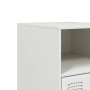 Nachttische, 2 Stück, weißer Stahl, 34,5x39x62 cm. von vidaXL, Nachttische - Ref: Foro24-841774, Preis: 95,92 €, Rabatt: %