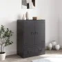Aparador de acero negro 67x39x95 cm by vidaXL, Sideboards - Ref: Foro24-841805, Price: 148,83 €, Discount: %
