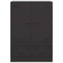 Aparador de acero negro 67x39x95 cm de vidaXL, Aparadores - Ref: Foro24-841805, Precio: 163,58 €, Descuento: %