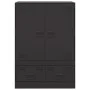 Aparador de acero negro 67x39x95 cm by vidaXL, Sideboards - Ref: Foro24-841805, Price: 148,83 €, Discount: %
