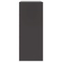Aparador de acero negro 67x39x95 cm de vidaXL, Aparadores - Ref: Foro24-841805, Precio: 163,58 €, Descuento: %