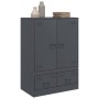 Aparador de acero gris antracita 67x39x95 cm de vidaXL, Aparadores - Ref: Foro24-841807, Precio: 160,53 €, Descuento: %