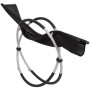 Tumbona geométrica con cojín acero negro y gris by vidaXL, Loungers - Ref: Foro24-3213545, Price: 154,11 €, Discount: %