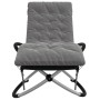 Tumbona geométrica con cojín acero negro y gris by vidaXL, Loungers - Ref: Foro24-3213547, Price: 156,32 €, Discount: %