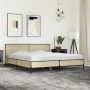 Estructura cama madera ingeniería metal roble Sonoma 200x200 cm de vidaXL, Camas y somieres - Ref: Foro24-3280018, Precio: 16...