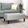 Fußstütze aus hellgrauem Samt 77x55x31 cm von vidaXL, Osmanen - Ref: Foro24-4007366, Preis: 67,51 €, Rabatt: %