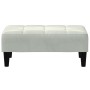 Fußstütze aus hellgrauem Samt 77x55x31 cm von vidaXL, Osmanen - Ref: Foro24-4007366, Preis: 67,51 €, Rabatt: %