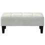 Reposapiés de terciopelo gris claro 77x55x31 cm by vidaXL, Ottomans - Ref: Foro24-4007366, Price: 66,56 €, Discount: %