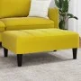 Reposapiés de terciopelo amarillo 77x55x31 cm de vidaXL, Otomanas - Ref: Foro24-4007370, Precio: 68,51 €, Descuento: %