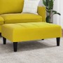 Reposapiés de terciopelo amarillo 77x55x31 cm by vidaXL, Ottomans - Ref: Foro24-4007370, Price: 69,51 €, Discount: %