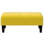 Reposapiés de terciopelo amarillo 77x55x31 cm de vidaXL, Otomanas - Ref: Foro24-4007370, Precio: 68,51 €, Descuento: %