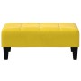 Reposapiés de terciopelo amarillo 77x55x31 cm by vidaXL, Ottomans - Ref: Foro24-4007370, Price: 69,51 €, Discount: %