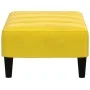Reposapiés de terciopelo amarillo 77x55x31 cm de vidaXL, Otomanas - Ref: Foro24-4007370, Precio: 68,51 €, Descuento: %